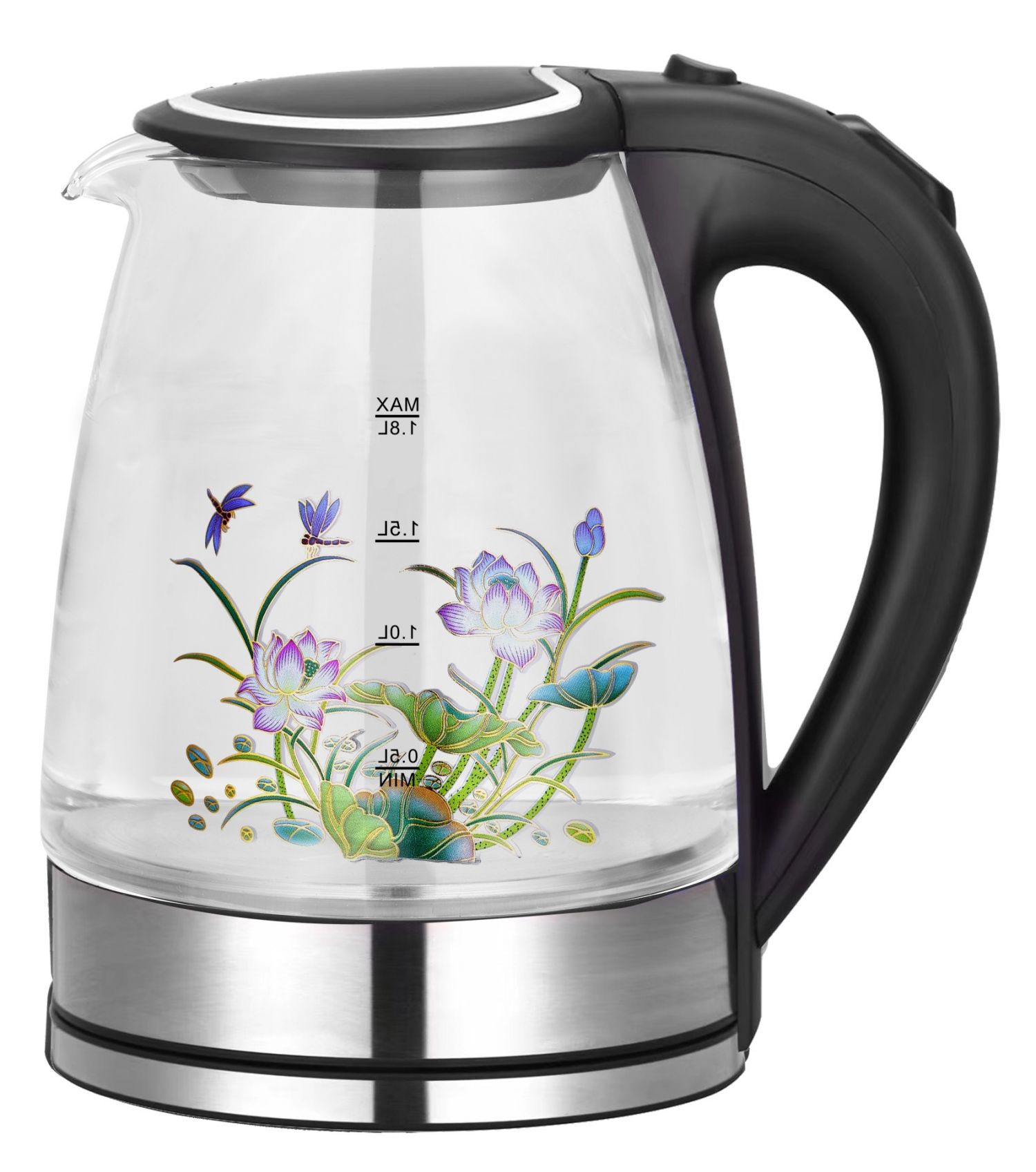 blue electric kettle