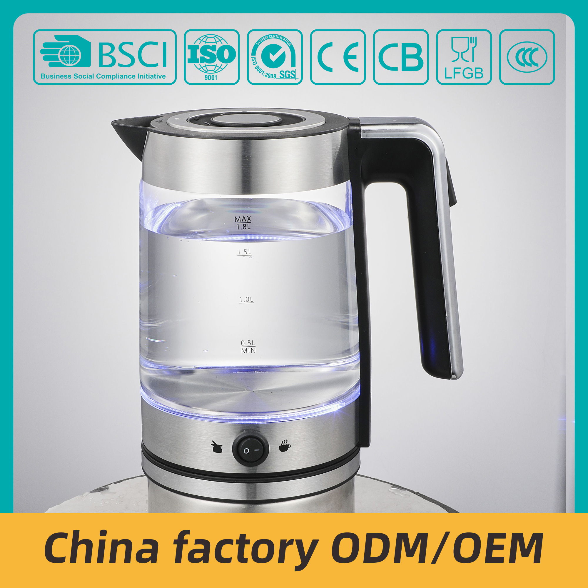 ZY-312 ODM  good electric kettle Manufacturer