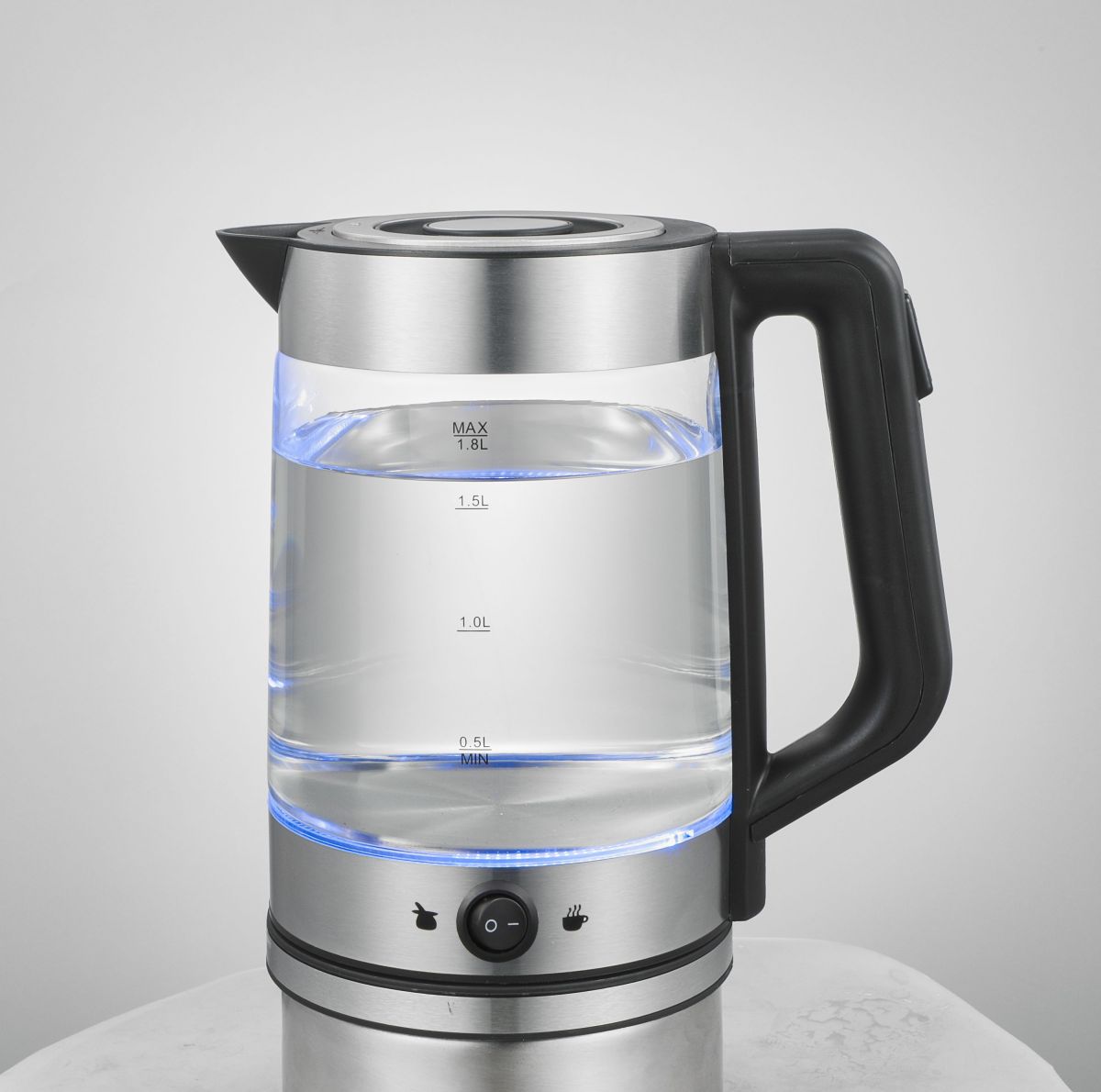 kettle with glass