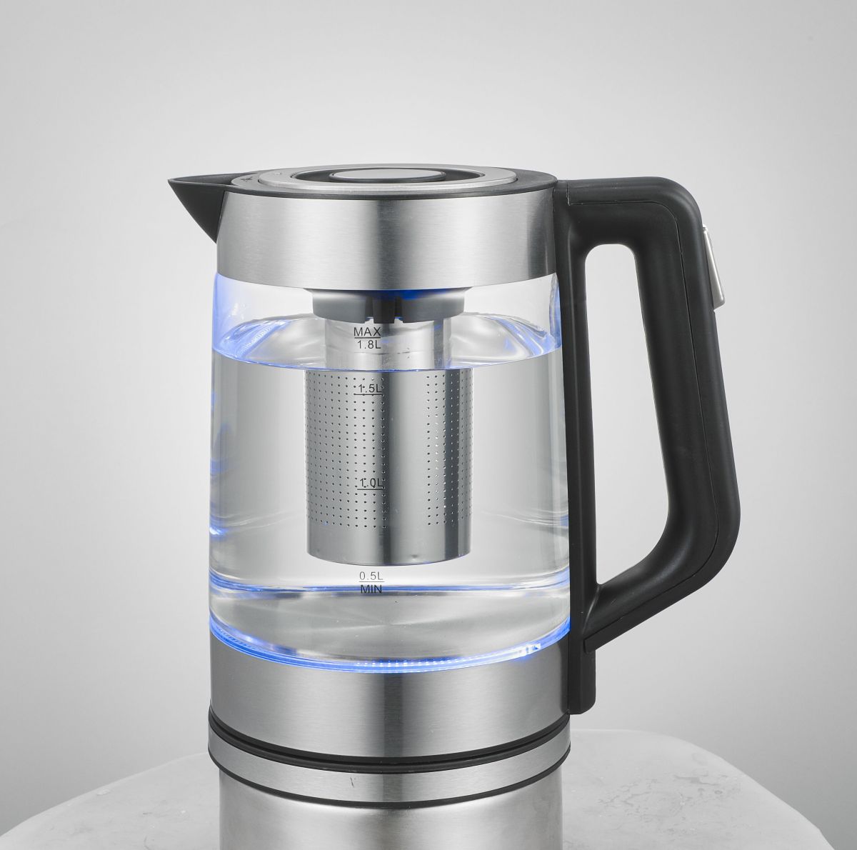 blue electric kettle