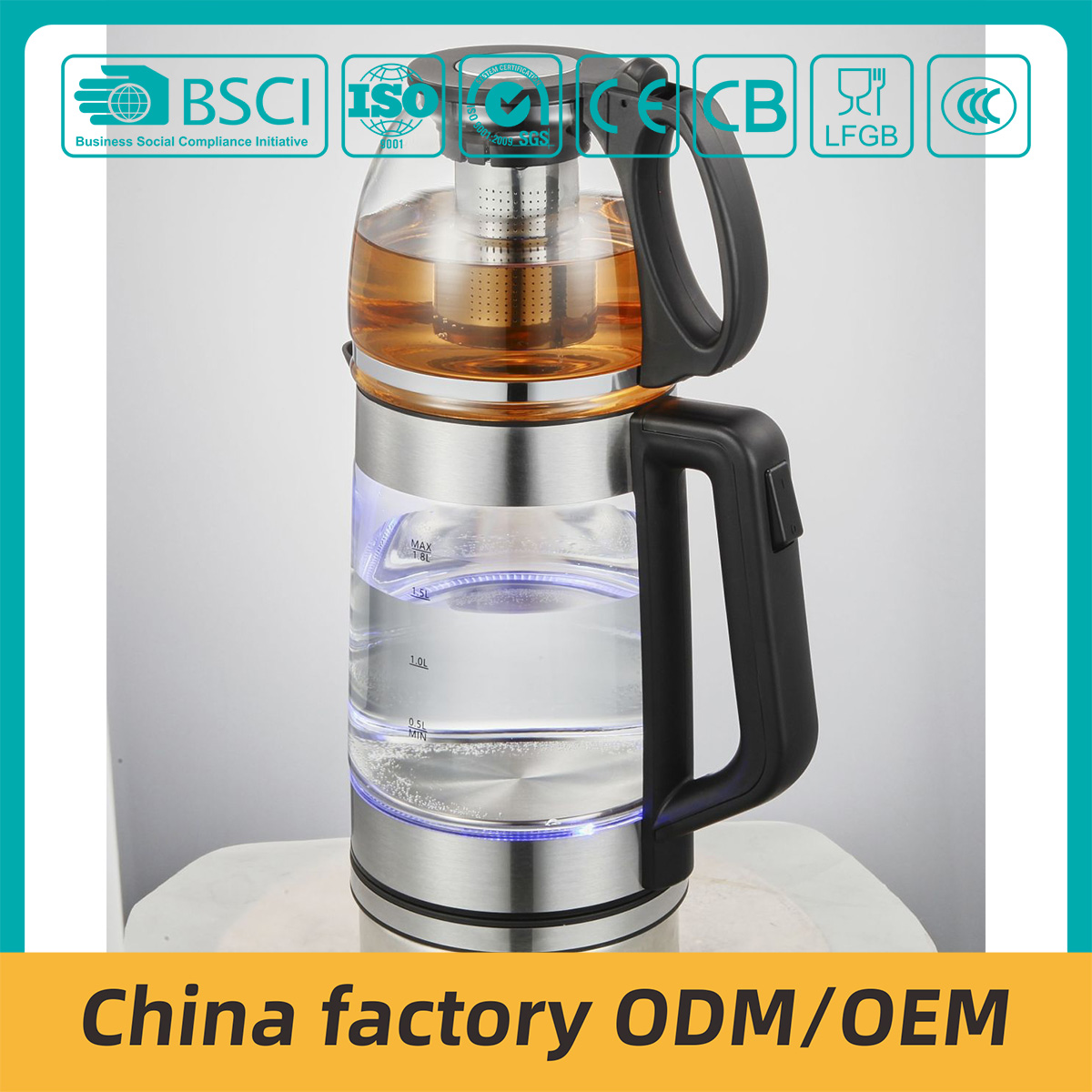 best glass electric tea kettle suppliers