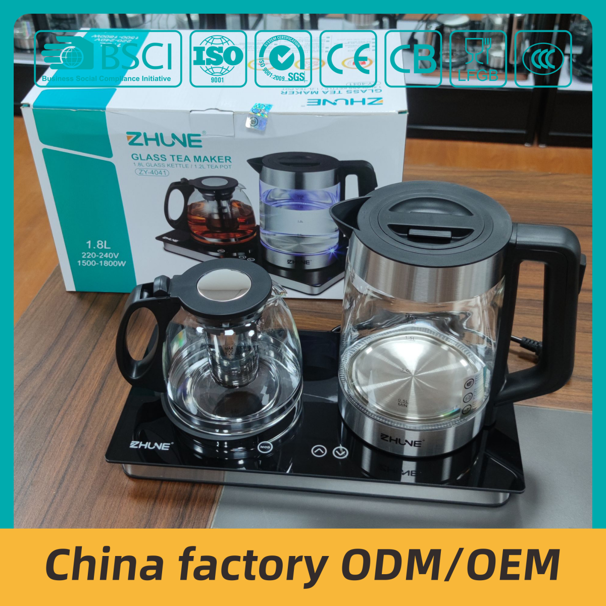 201 stainless steel electric tea kettle Keep Warm  manufacturer