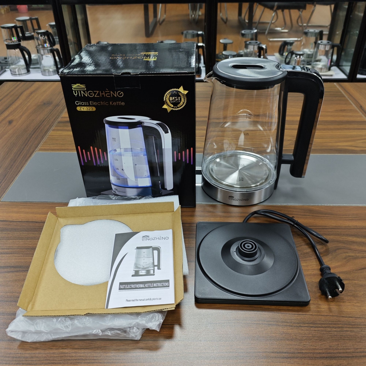 plastic free electric kettle