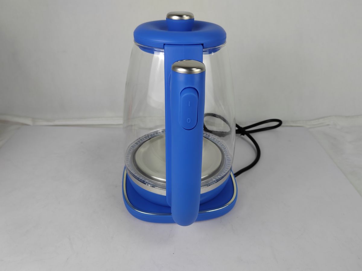 blue tea kettle