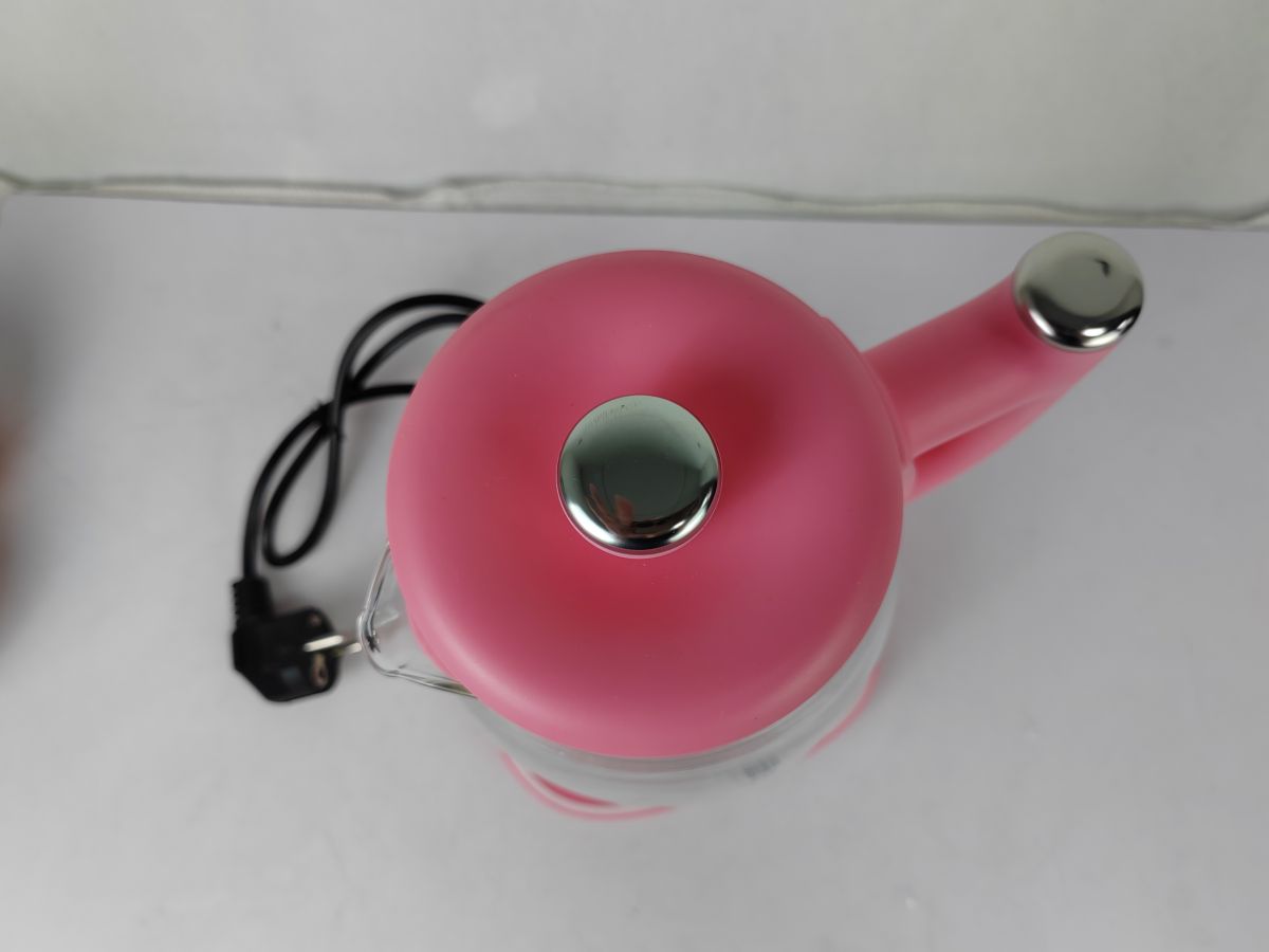 pink tea kettle