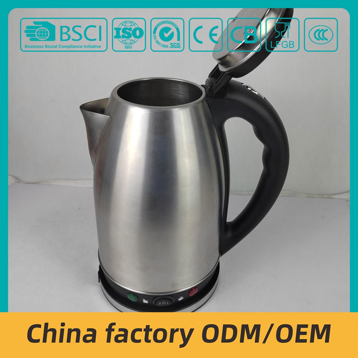 ZY-8009  2.5L/3L   Big stainless steel kettle  manufacturer