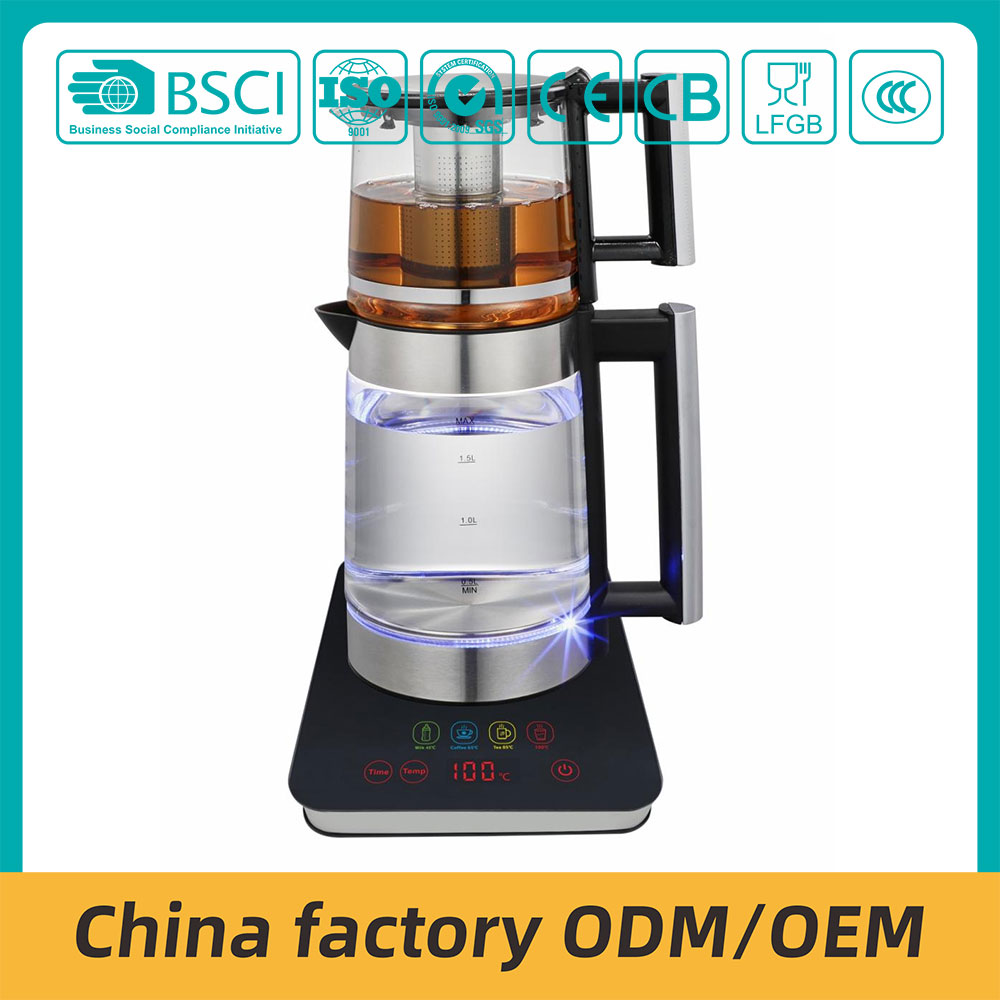  NEW Electric Kettle 1.8L Metal control base 