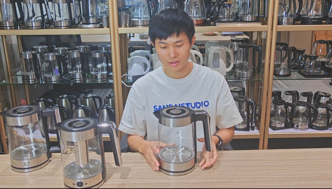 ZY-312 Glass Electric Kettle-NICO