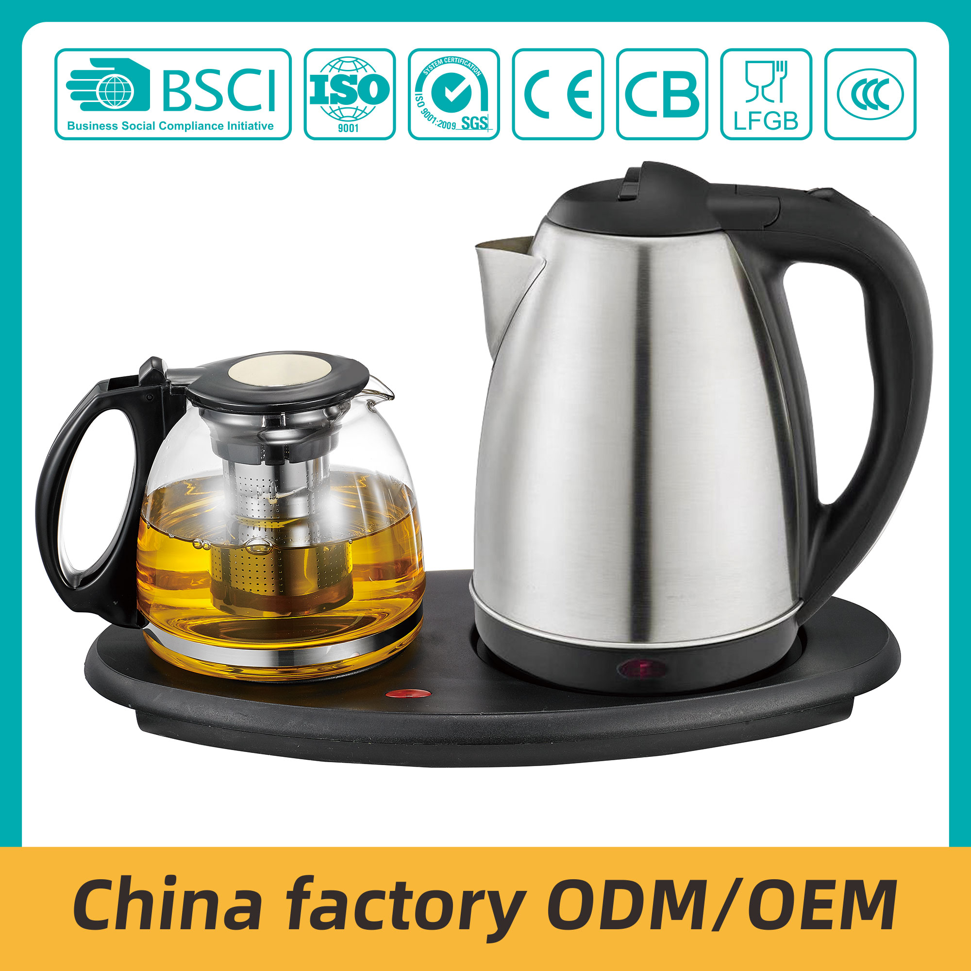 ZY-401 Plastic part Electric Kettle